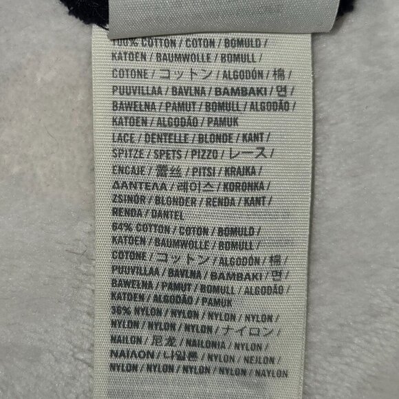 Abercrombie & Fitch Womens Crop Top sz S Blue Sleeveless Lace tie-waist - Picture 6 of 9